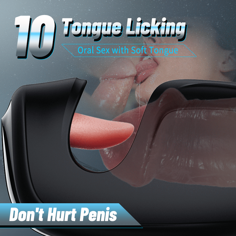 Explorer - Licking Vibrating Adjustable Male Glans Trainer