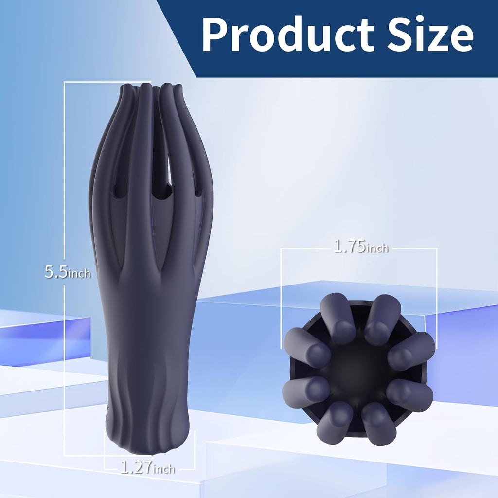10X Vibration 3-in-1 Penis Massager for Masturbation Prolong Endurance and Massage