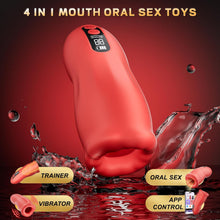 Load image into Gallery viewer, 9X Tongue Licking Mouth-Wrapped Blowjob Male Stroker
