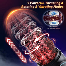 Load image into Gallery viewer, 5-in-1 Automatic Thrusting &amp; Sucking Male Masturbator