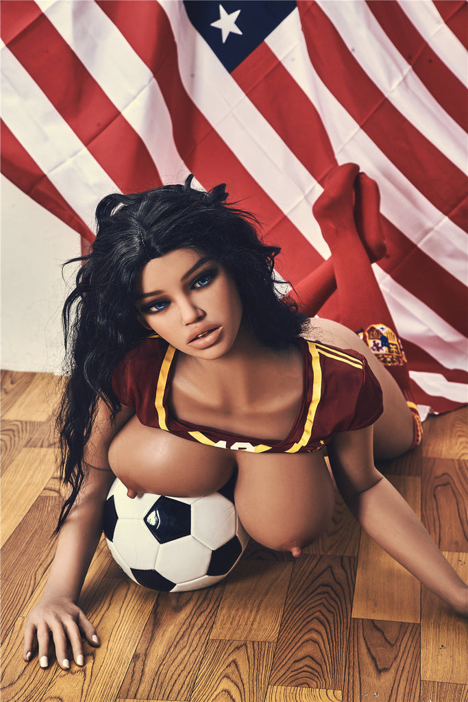 US Stock - Irontechdoll Jane 163cm #56 Head Realistic BBW TPE Sex Doll Football Girl
